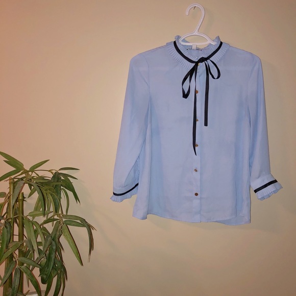 Tops - Bow tie neck blouse